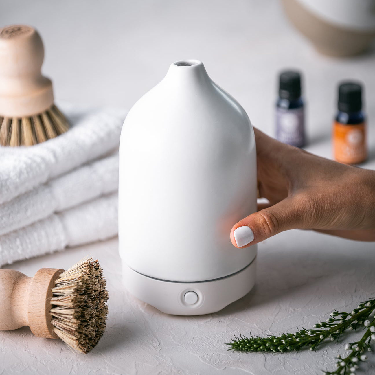 White Ceramic Glass Diffuser