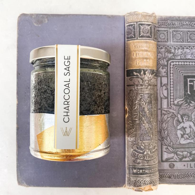 Charcoal Sage Sugar Scrub