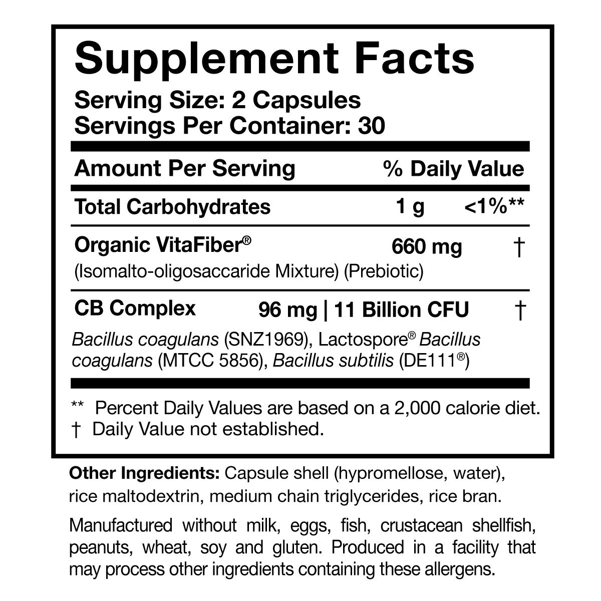 Core Biotic 60 veg caps