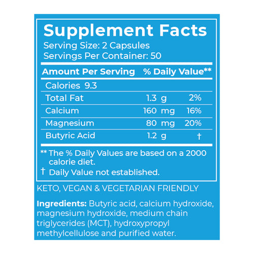Calcium/Magnesium Butyrate (250 caps)