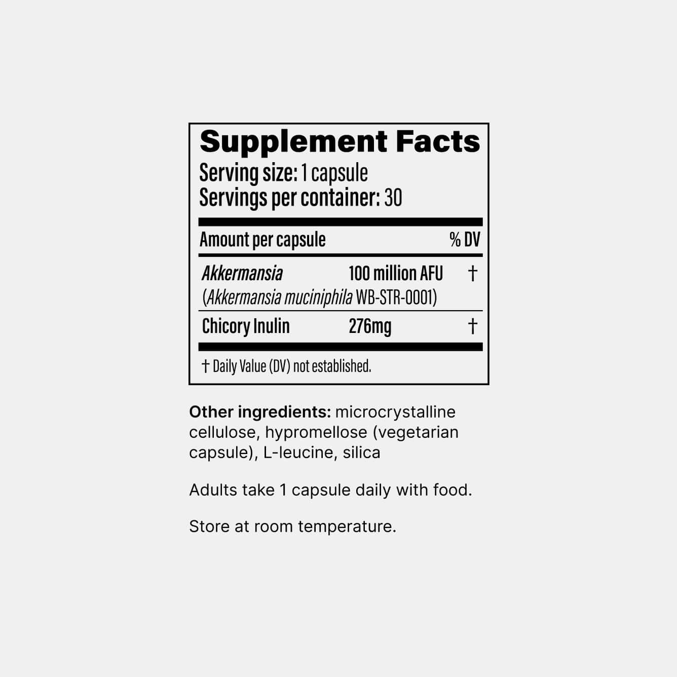 Akkermansia 100 - 30 capsules