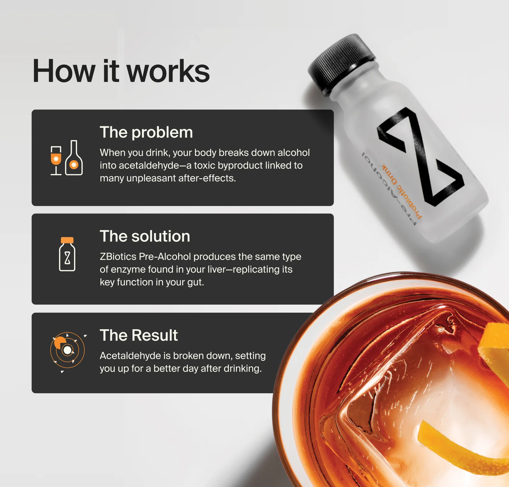 Zbiotics Pre-Alcohol Probiotic Drink (6-pack)