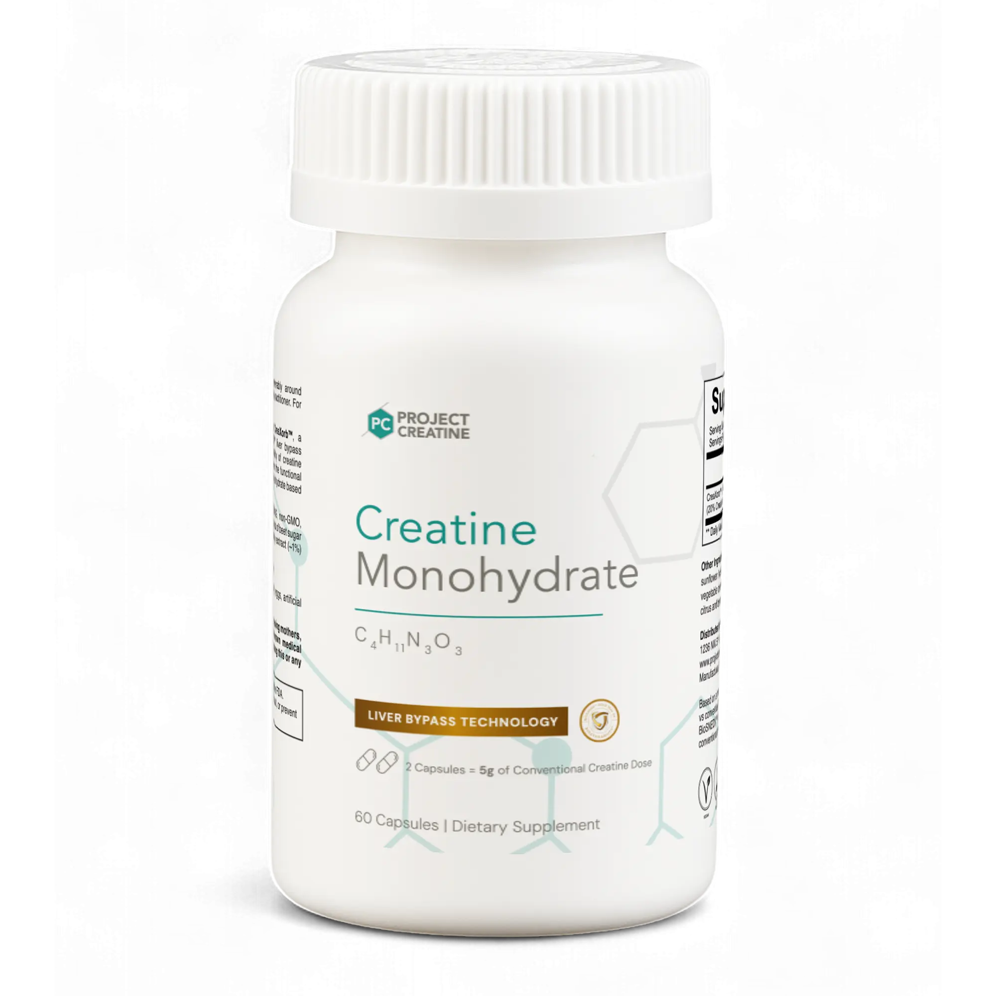 Creatine Monohydrate 60 capsules