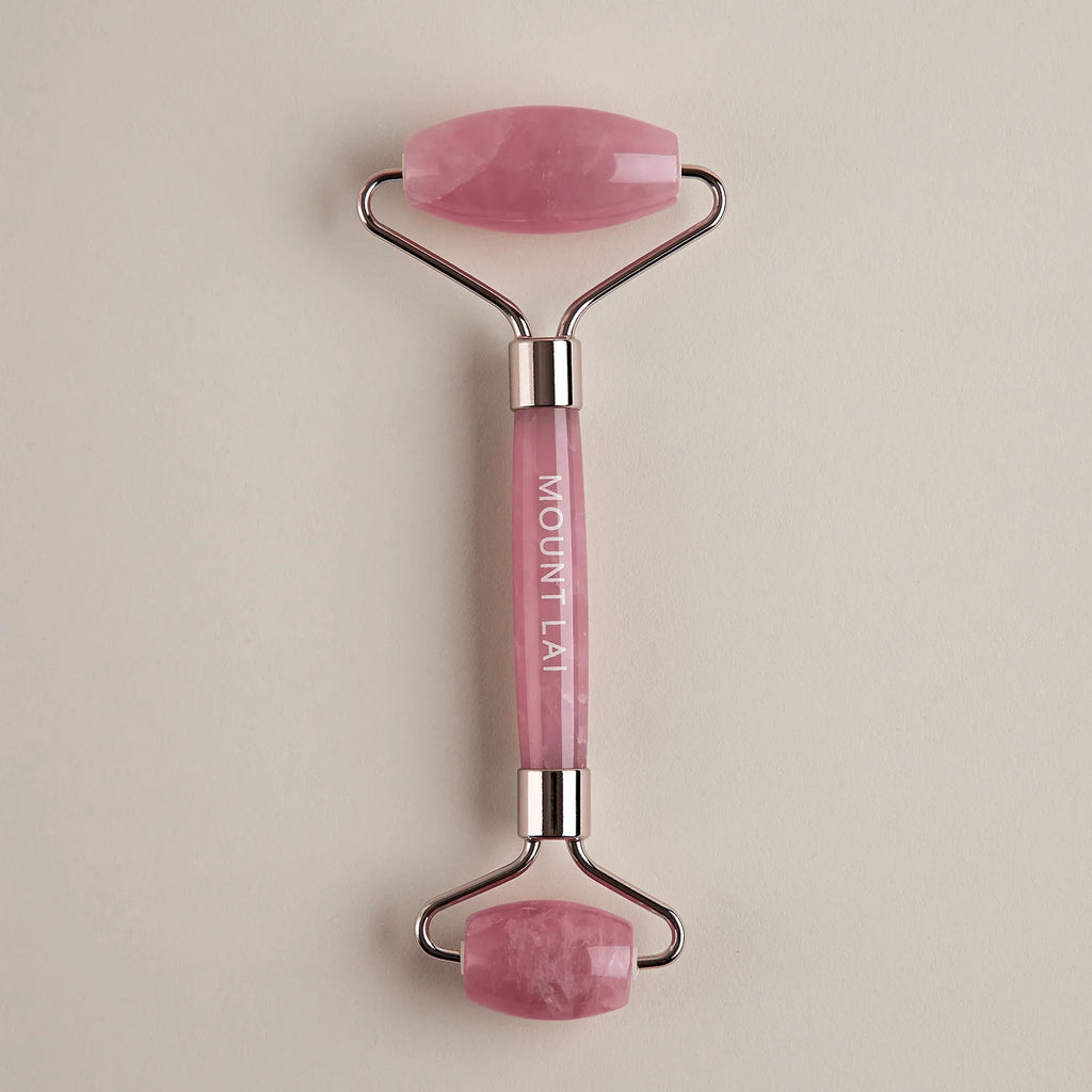 The De-Puffing Facial Roller: Rose Quartz