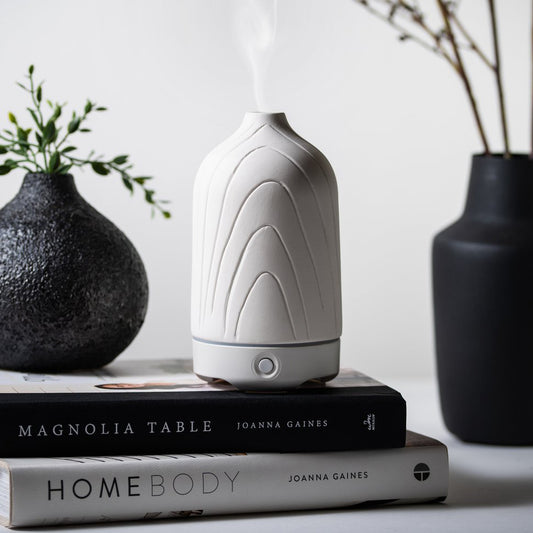 White Ceramic Wave Diffuser