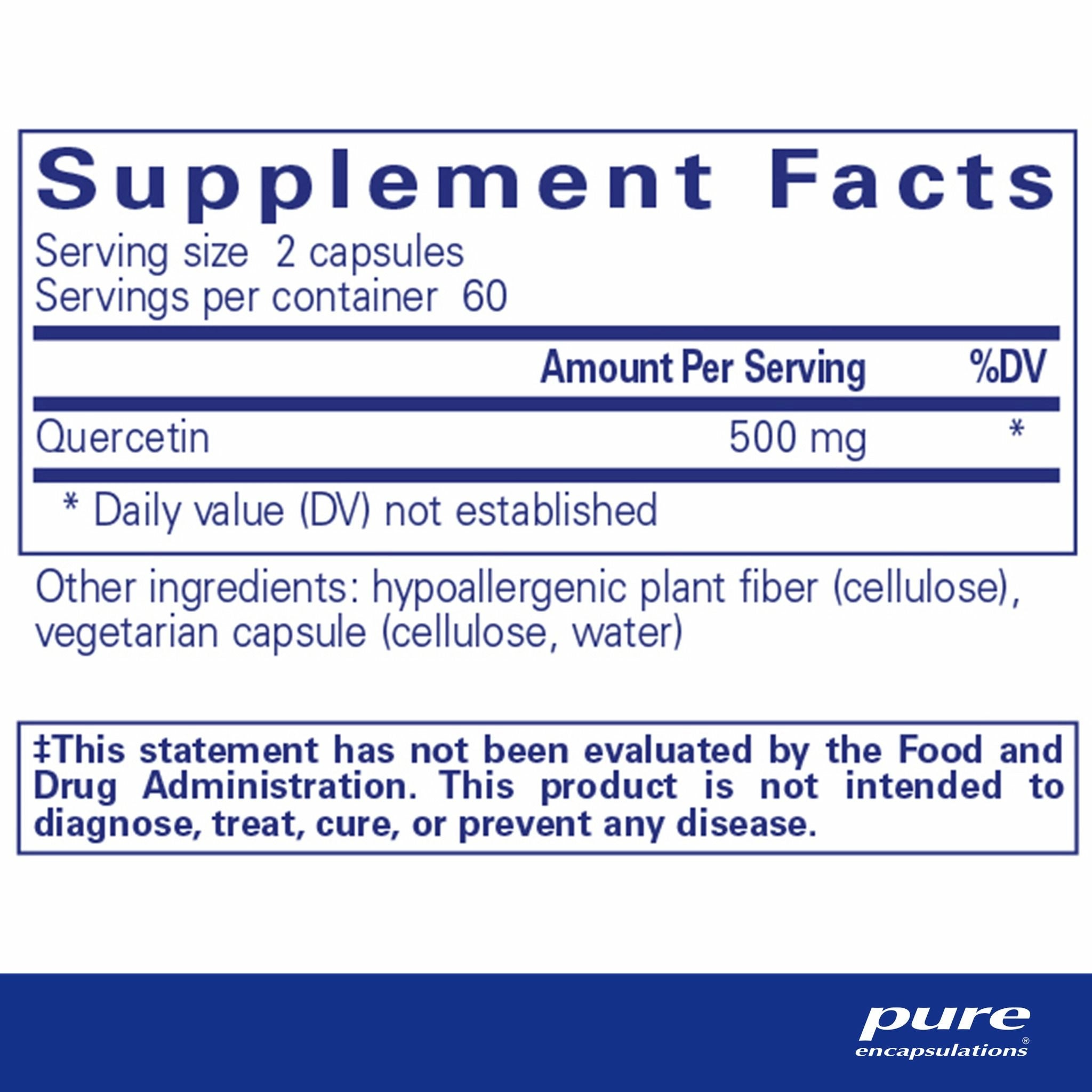 Quercetin 500mg 120caps
