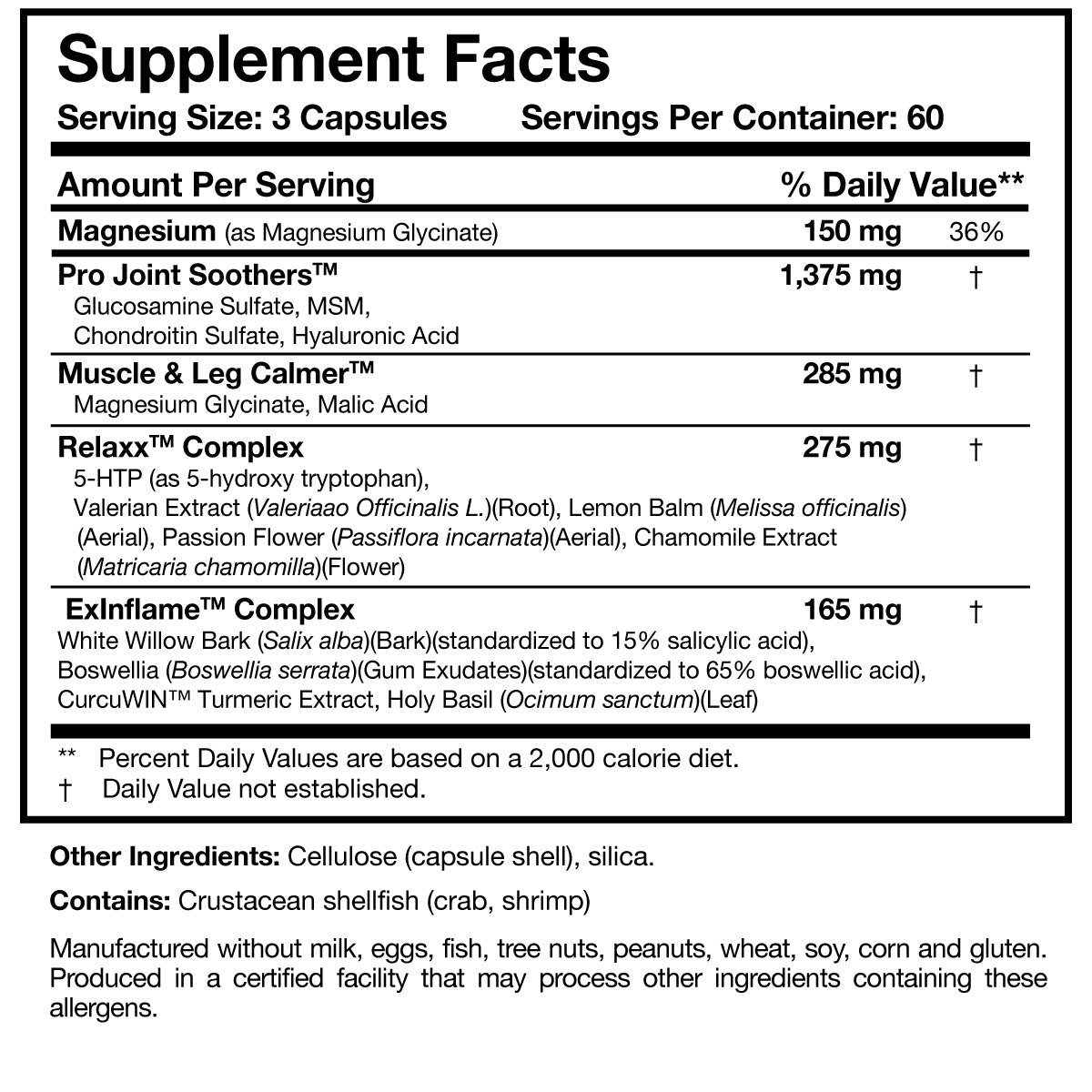 Soothe and Relaxx 180 caps – PALM Health